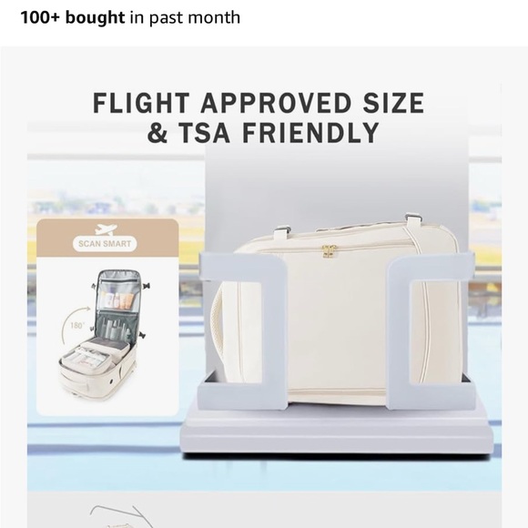 Elegant Cream Backpack - Picture 13 of 15